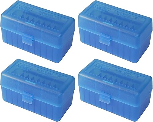 MTM 50Round flip-top 220Swift 243308Win caja de munición(Paquete de 4)