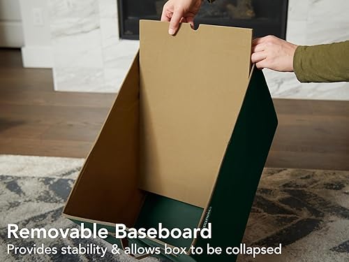 Miniatura 7 de Covermates Keepsakes  Caja de almacenamiento ajustable de 72 piezas  Capacidad para adornos de 4 pulgadas  Resistente  Asas  apilables