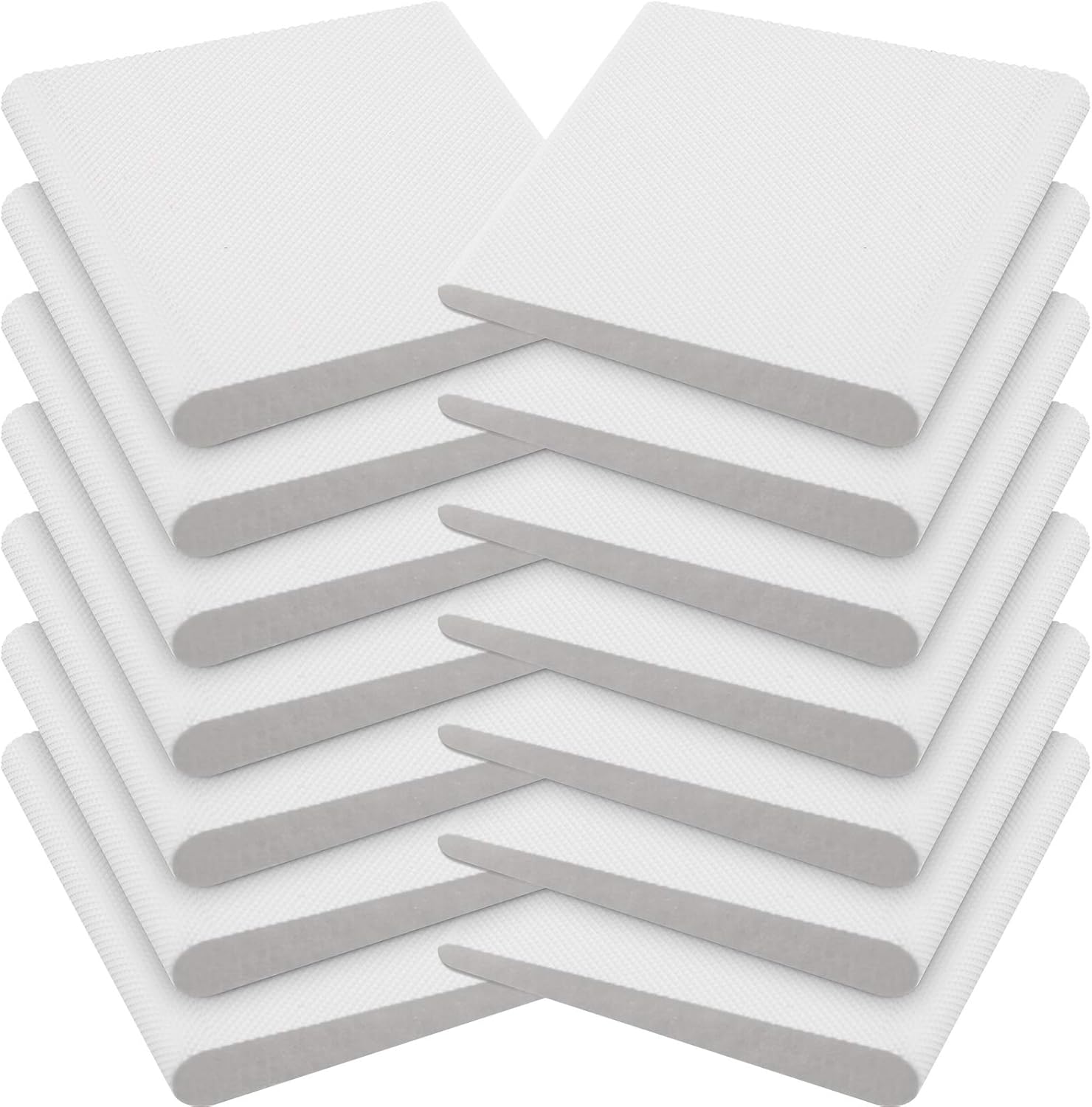 14 Pieces Door Corner Seal Exterior Door Jamb Frame Seal Door Draft Stopper with Adhesive for Weather Stripping and Draft Protection Foam Corner Seal White