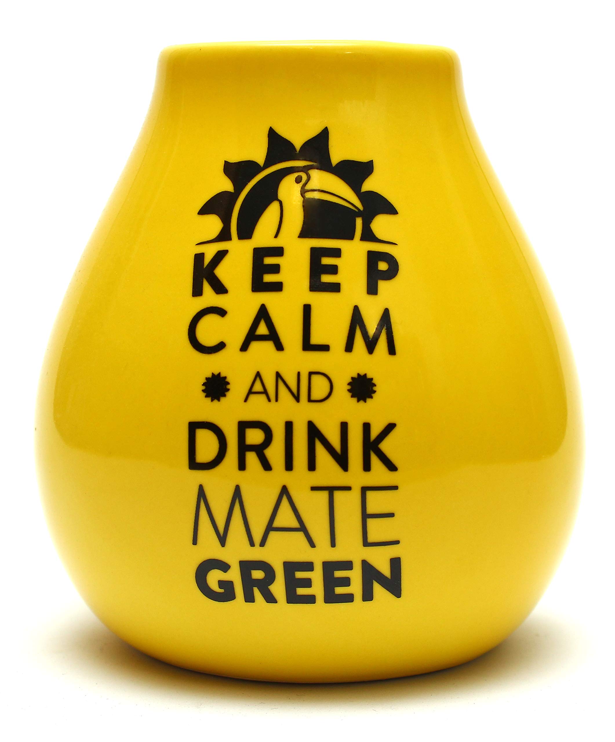 Mate Green Matero Ceramico, Yellow, 10x10x10