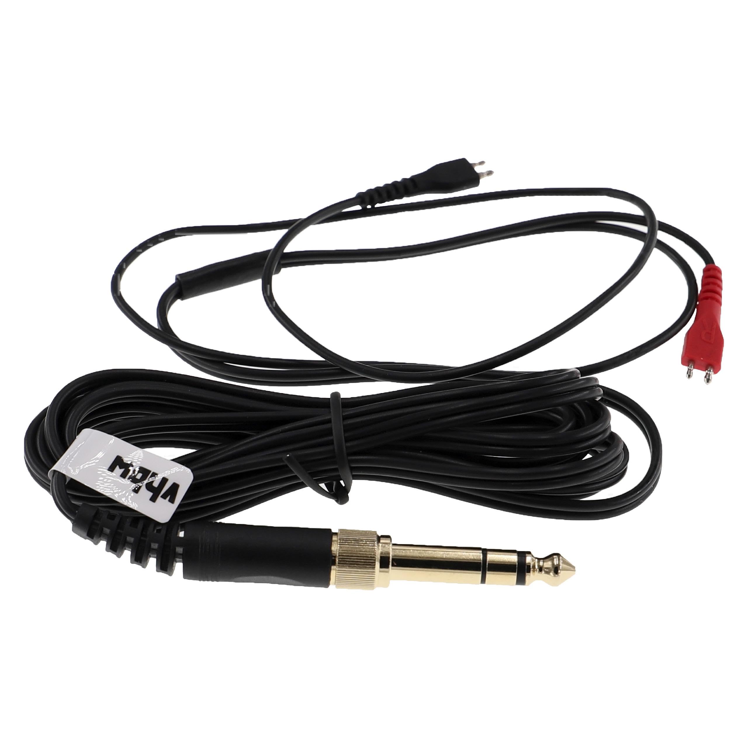 Kwmobile Câble Casque Compatible Avec Sennheiser HD25 / HD560 / HD540 / HD480 / HD430 - 7