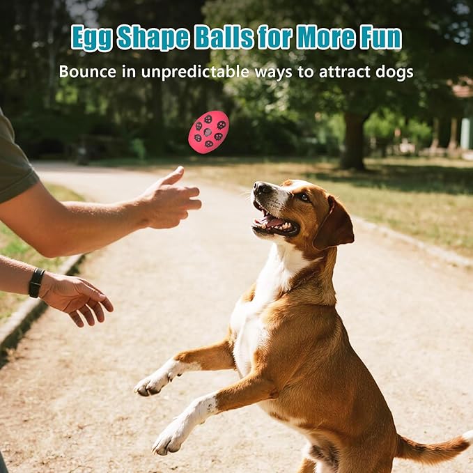 Juguetes para Perros, Pelotas de Latex Rebotón con Chirriador, 3 Unidades miniatura 7