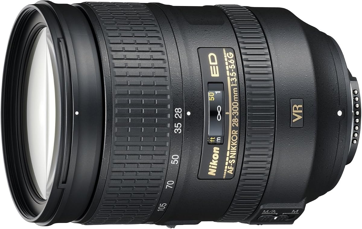 Nikon AF-S FX NIKKOR 1.102-11.811 in f/3.5-5.6G ED Lente de zoom con reducción de vibración con enfoque automático para cámaras Nikon DSLR (renovado)