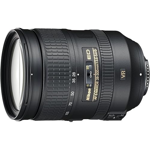 Nikon AF-S FX NIKKOR 28-300mm f/3.5-5.6G ED Vibration Reduction Zoom Lens with Auto Focus for Nikon DSLR Cameras (Renewed)