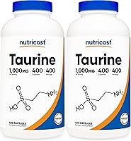 Vista 8 de Nutricost Taurina 1000 mg; 400 cápsulas (2 botellas)