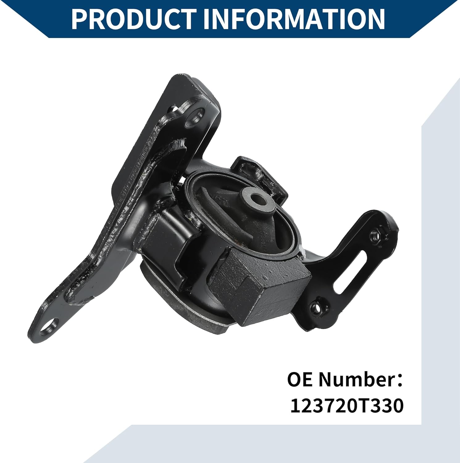 No.123720T330 Engine Motor Mount for Toyota Corolla 1.8L 2014-2019 / Left Left Transverse Engine Mounting/Vibration Isolation / 1 Pcs