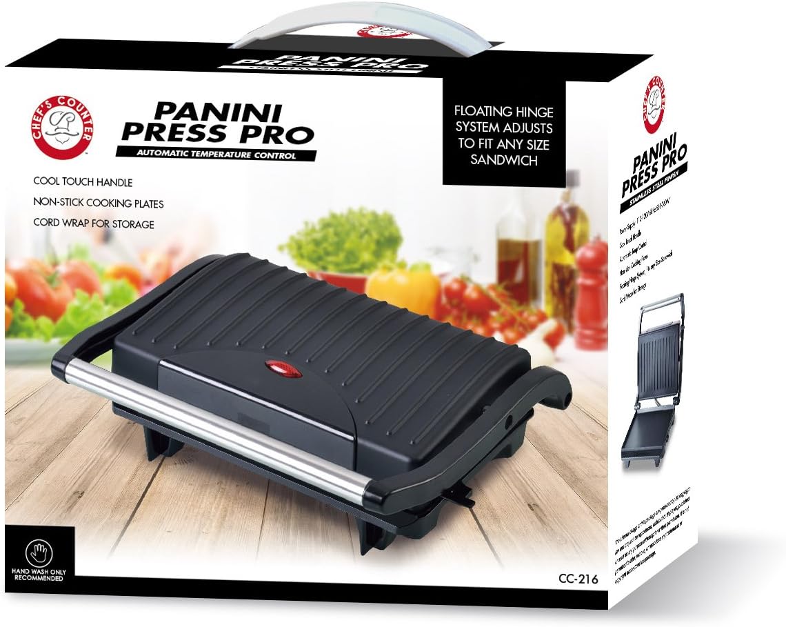 chefs counter panini press pro