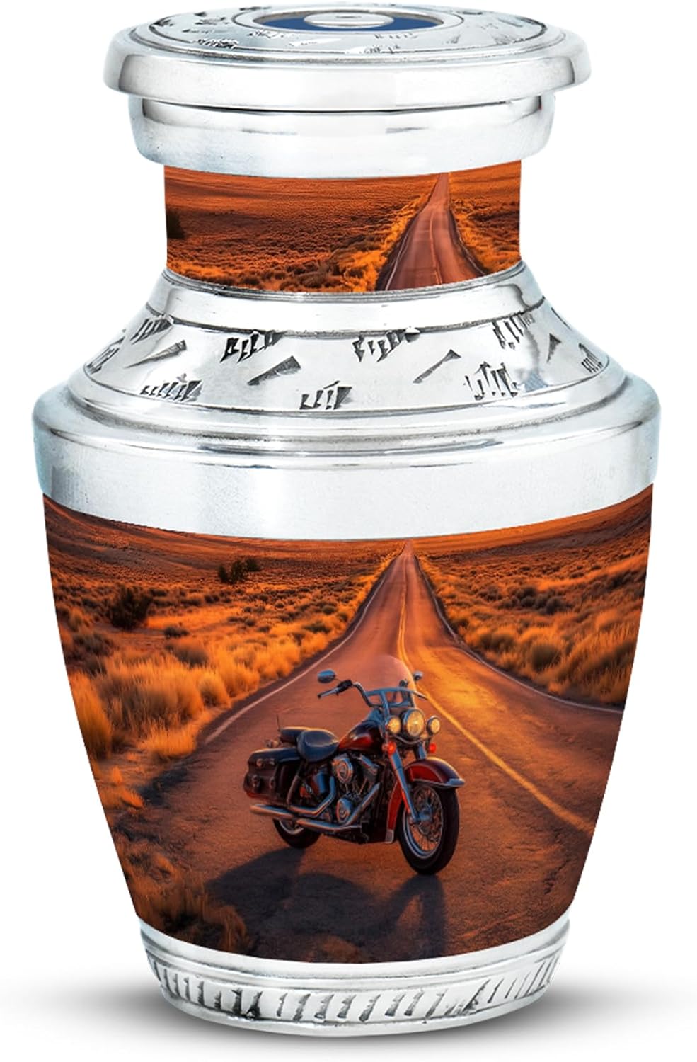 Bike Cremation Urn for Ashes Human Adult Female Male - Motorcycle Urn for Human Ashes for Women Men - Memorial Burial Funeral Decorative Urns - 3inch, Small/Mini Size - Single 1Pcs