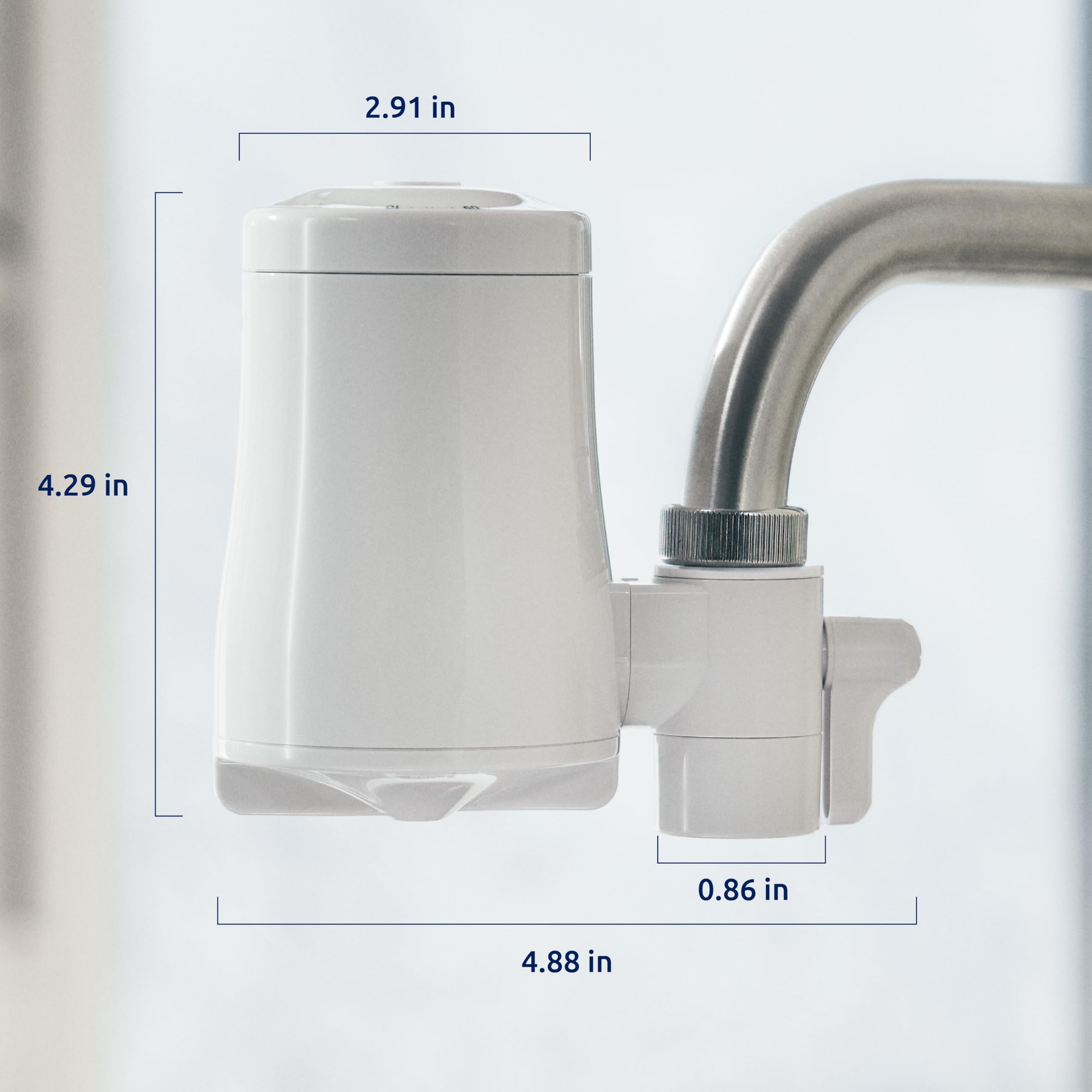 Tappwater EcoPro - Filtro de agua para grifo, sistema de filtración de agua en 5 etapas con nanotecnología, filtra más de 100 sustancias, incluidos el cloro, la cal y el mal sabor.