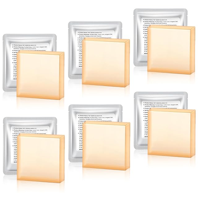 DRADERCH 6PCS Eliminador de Olores N50 para Pura Max Arenero Autolimpiable