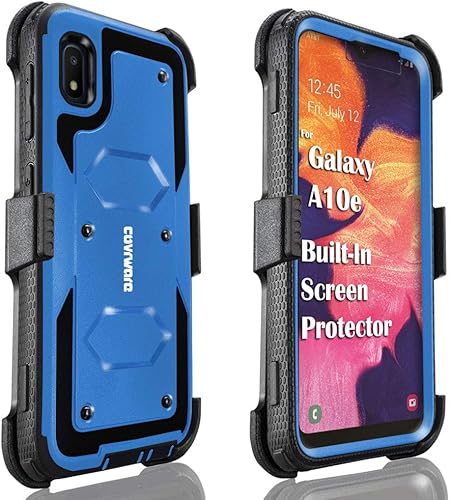 Miniatura 5 de Aegis Series - Funda compatible con Samsung Galaxy A10e con protector de pantalla integrado, resistente funda resistente de cuerpo completo clip