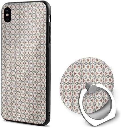 Amazon 幾何学 星と四角のパターン抽象図形イラスト 水玉模様の背景 マルチカラー 携帯電話シェルリングブラケット Iphone X ケース カバー 通販