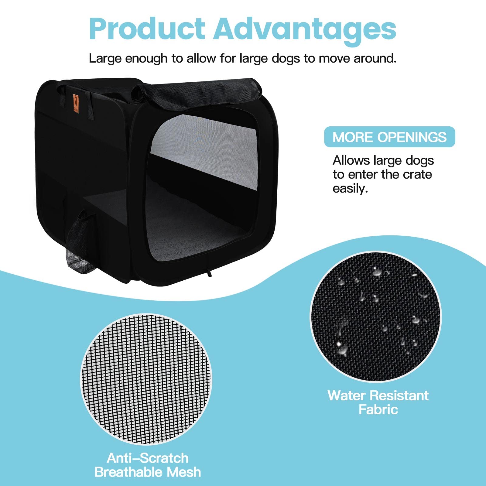 Fresh Look at Ouhou Dog Soft Sided Carriers Collapsible Dog Crates For Large