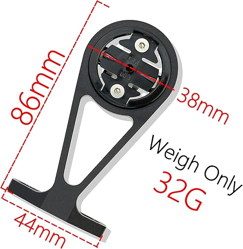 Miniatura 10 de Thinvik Soporte de computadora de bicicleta extendido para Wahoo, Gopro Combo Mount para Wahoo Mini Wahoo Elemnt y Elemnt Bolt, Elemnt Roam GPS Bike