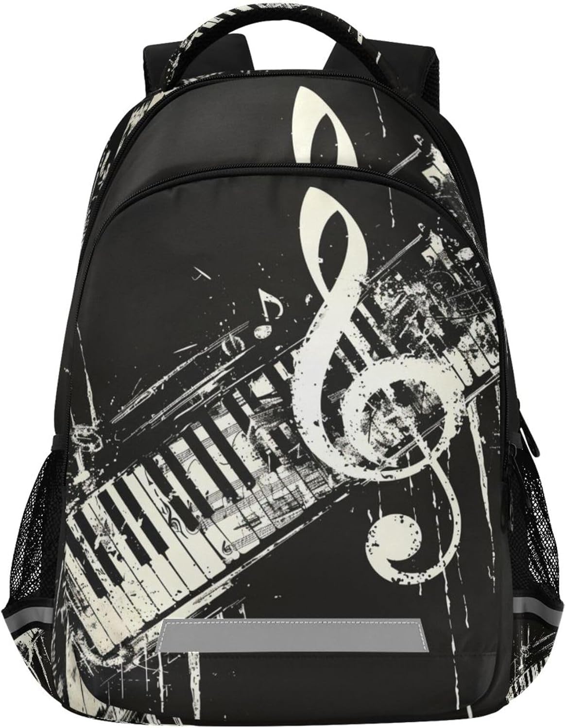 ALAZA Music Note Piano Backpack Purse for Women Men Personalized Laptop Notebook Tablet School Bag Stylish Casual Daypack, 13 14 15.6 inch