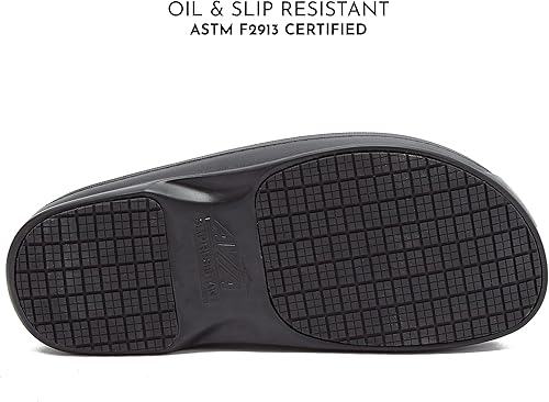 Miniatura 5 de Avia Flame Zuecos para Hombre, Zapatos Antideslizantes para Hombres Servicio de Alimentos, Zapatos Antideslizantes para Restaurante y Chef para