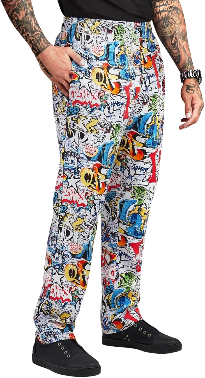 UA Chef Men's Graffiti Print Chef Pants - Kitchen Workwear