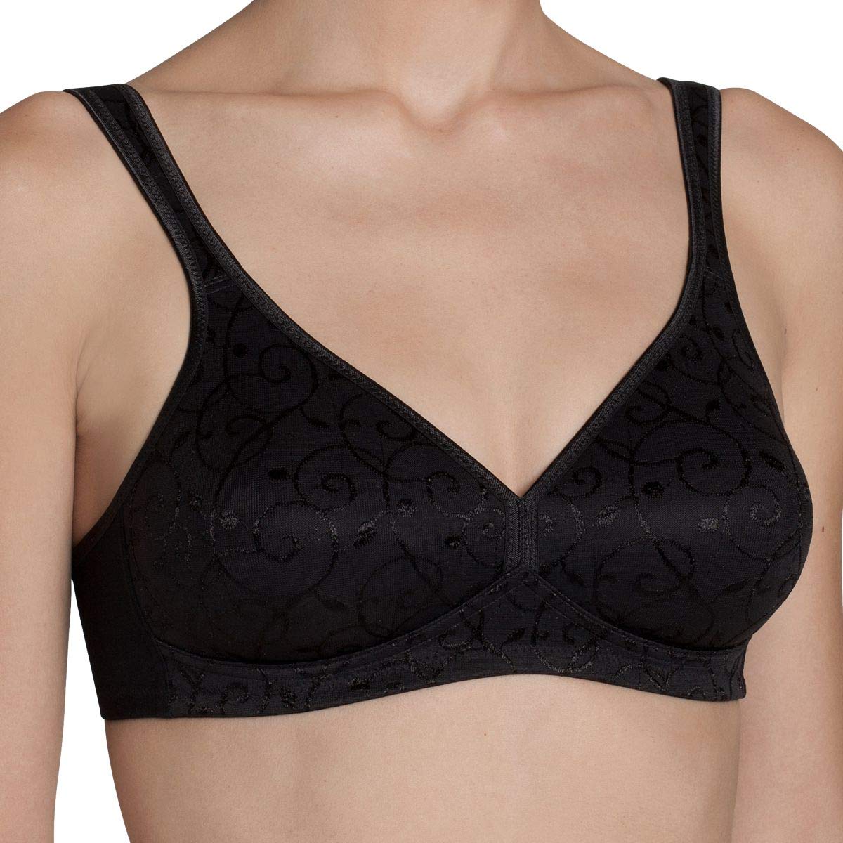 Triumph Donna Elegant Cotton N, Bra, Black, 4B-image