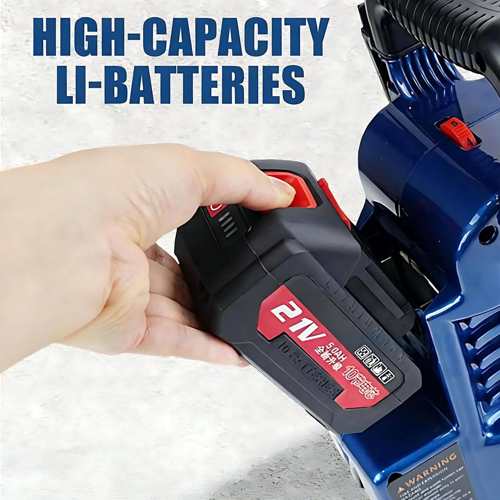 Agregat malarski 500 W, przenośny, wysokociśnieniowy (15 MPa) elektryczny pistolet natryskowy 1,2 l, z akumulatorem litowym 21 V, 6-biegowa regulacja, do farb lateksowych 2battery