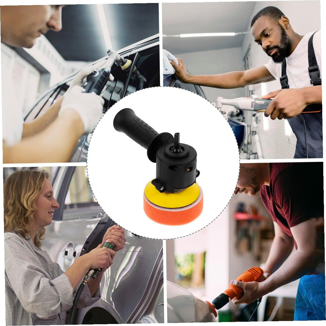 1set Professional Auto Grinding Tool Kit Car Grinding Kit Polisher Car Compound