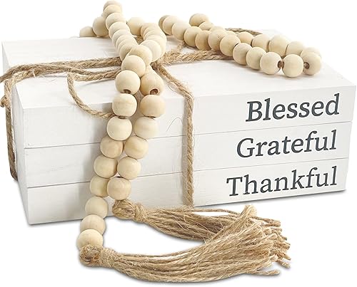 Libros decorativos para decoración del hogar, libros falsos para decoración, decoración rústica de granja, decoración de estantes de granja, libros