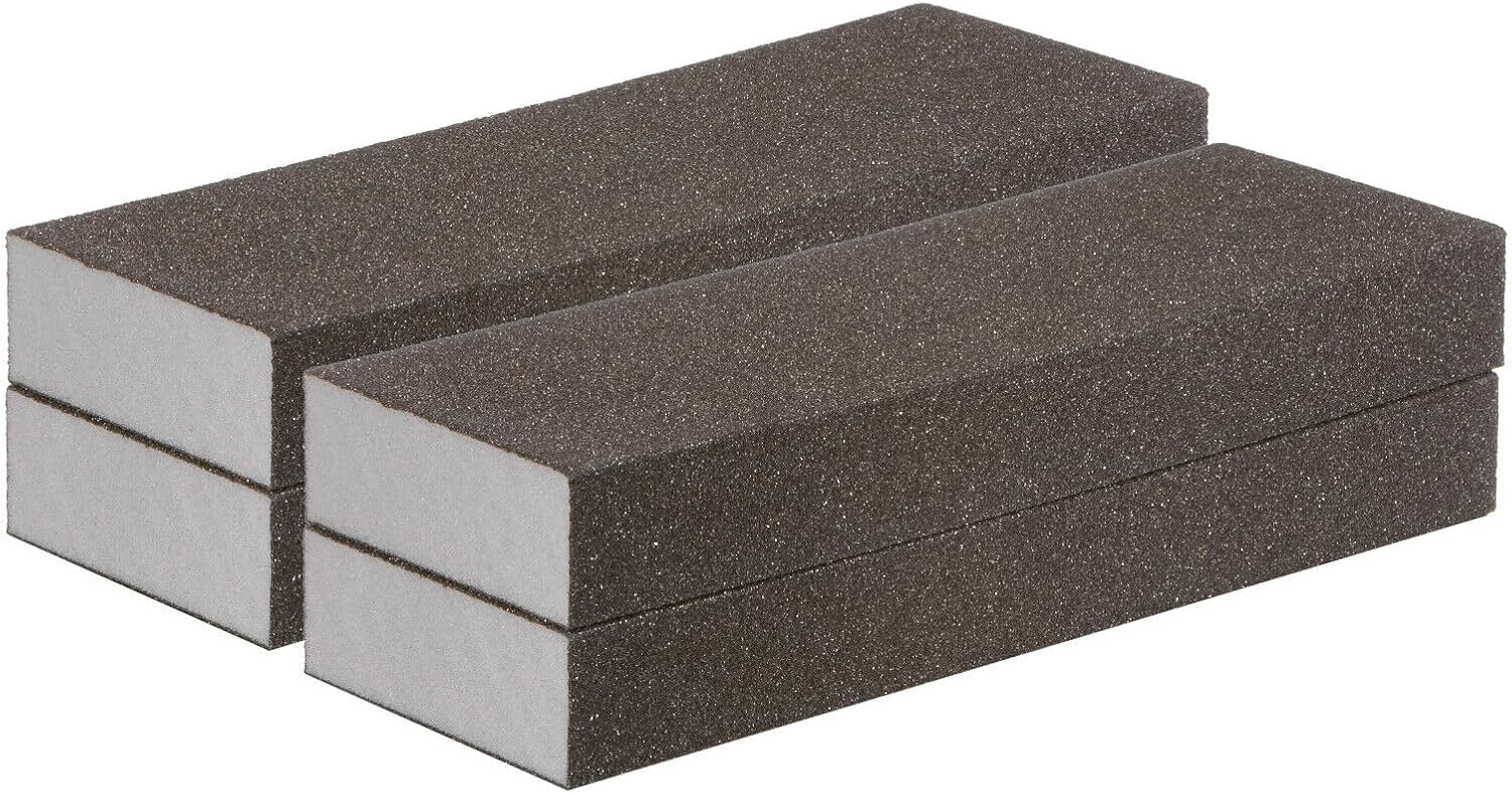 Toolparts And Accessories 4pcs Sanding Sponge Blocks 180-240 Grit Foam Sanding Block 200x70x25mm (#CN#130824-13685)