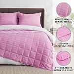 Weighted Blanket for Adult,20lbs Heavy Weighted Blanket 60"x80" Breathable Cooling Summer Blankets, Ultra Soft Cotton Comfort Throw Blanket with Glass Beads for All-Season (Pink)