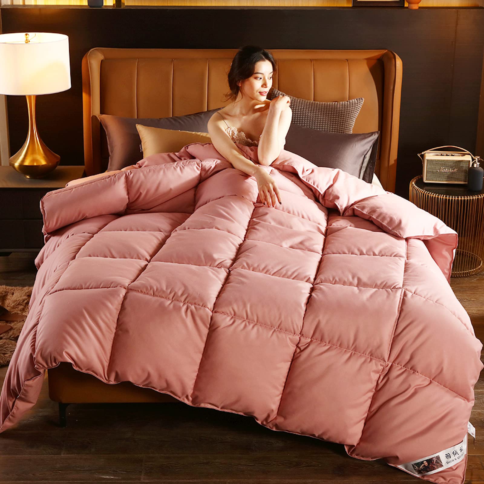 Duvet d'oie blanche FACAI couette double d'hiver de prestige 220x240