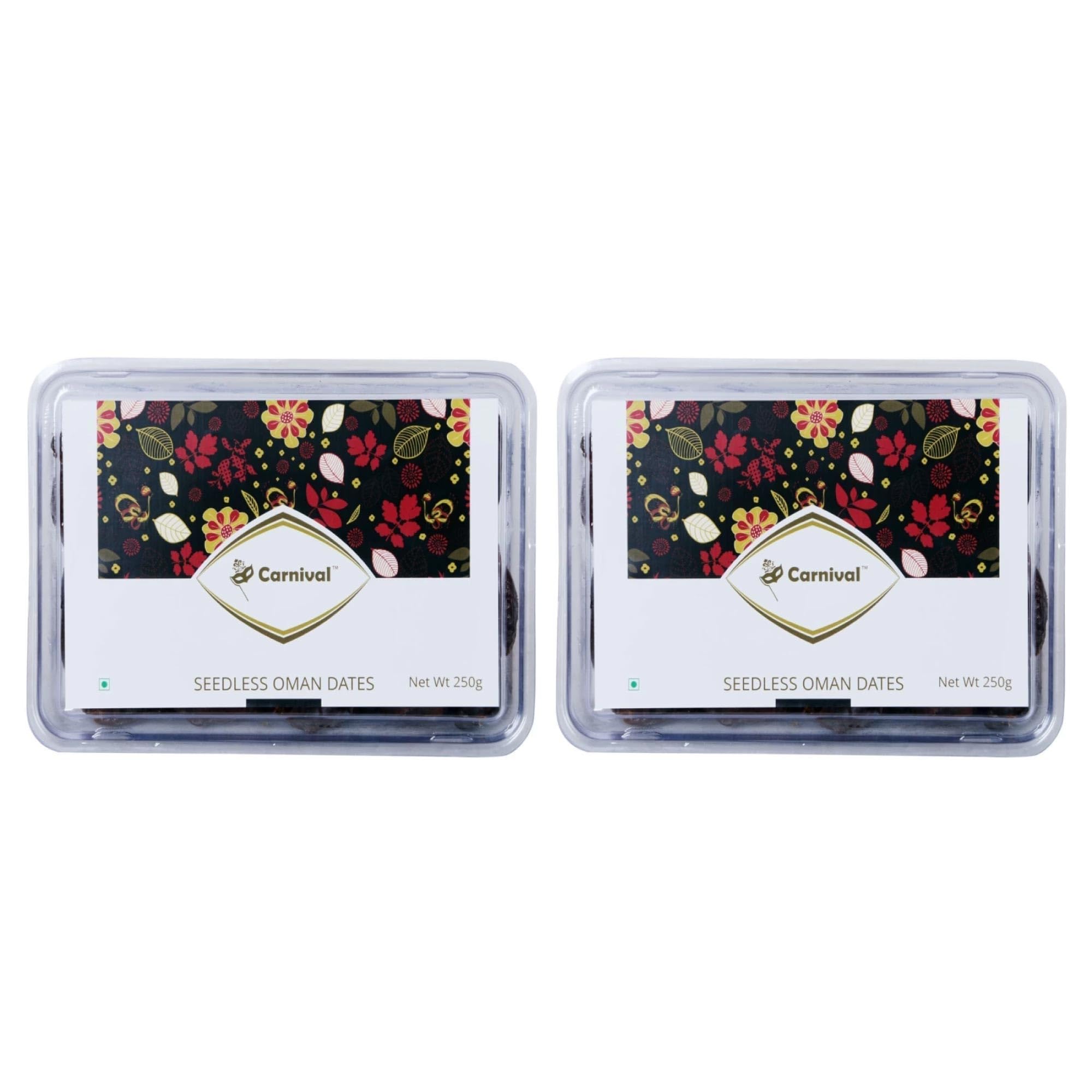Carnival Seedless Oman Dates 500g | Premium Seedless Arabian Dates | Plant-Based, Vegan, No Cholesterol, No Added Sugar | Healthy Dry Fruits for Snacking & Cooking (B0DDQ6PR24) Amazon Price History, Amazon Price Tracker