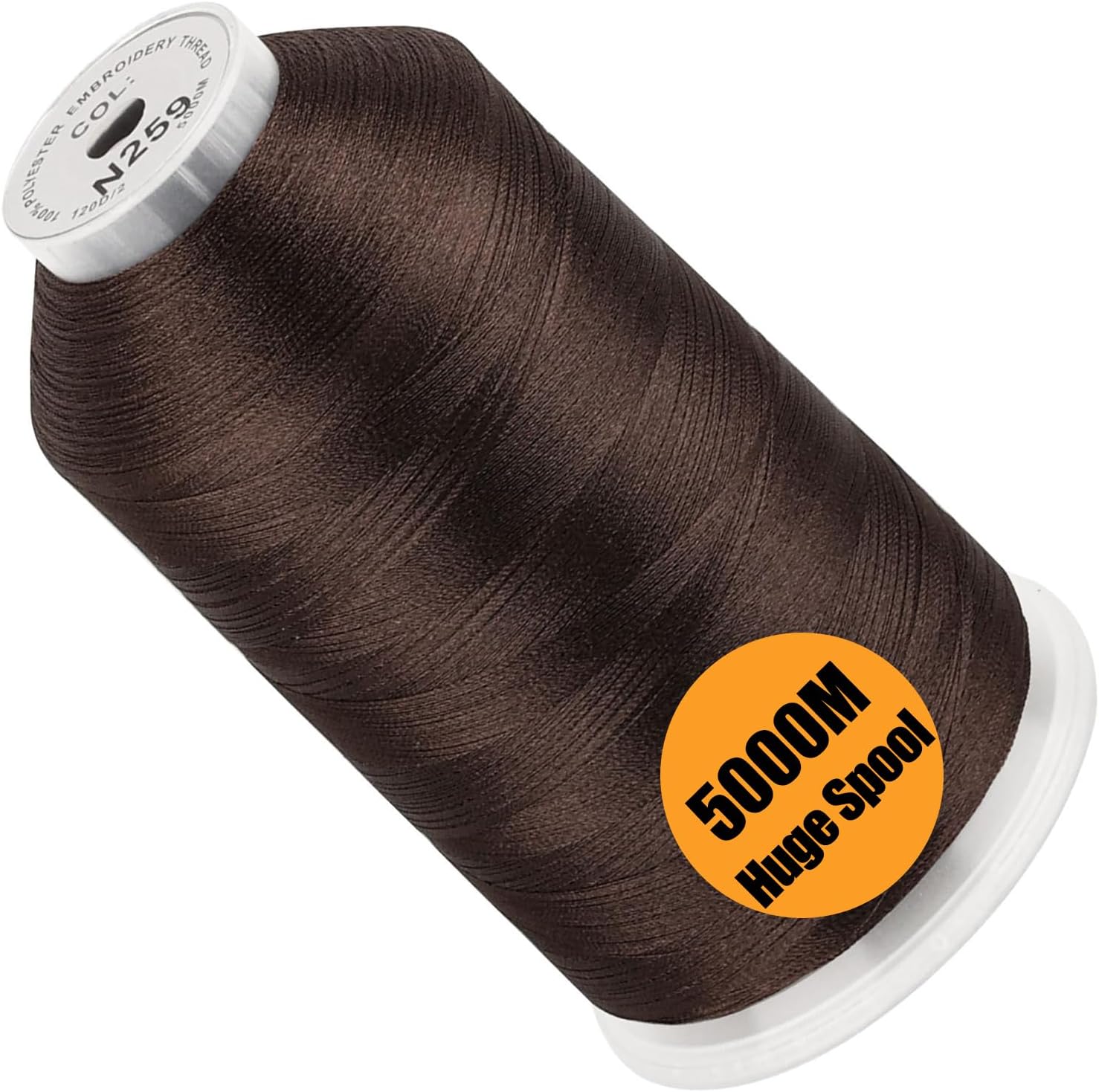 Amazon.com: New brothread - Single Huge Spool 5000M Each Polyester ...