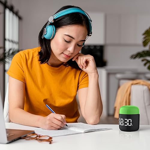 Miniatura 6 de Temporizador de giro de mesa, cronómetro con pantalla LED grande, alarma silenciosa y fuerte, cuenta regresiva de 199 minutos y más, luz nocturna