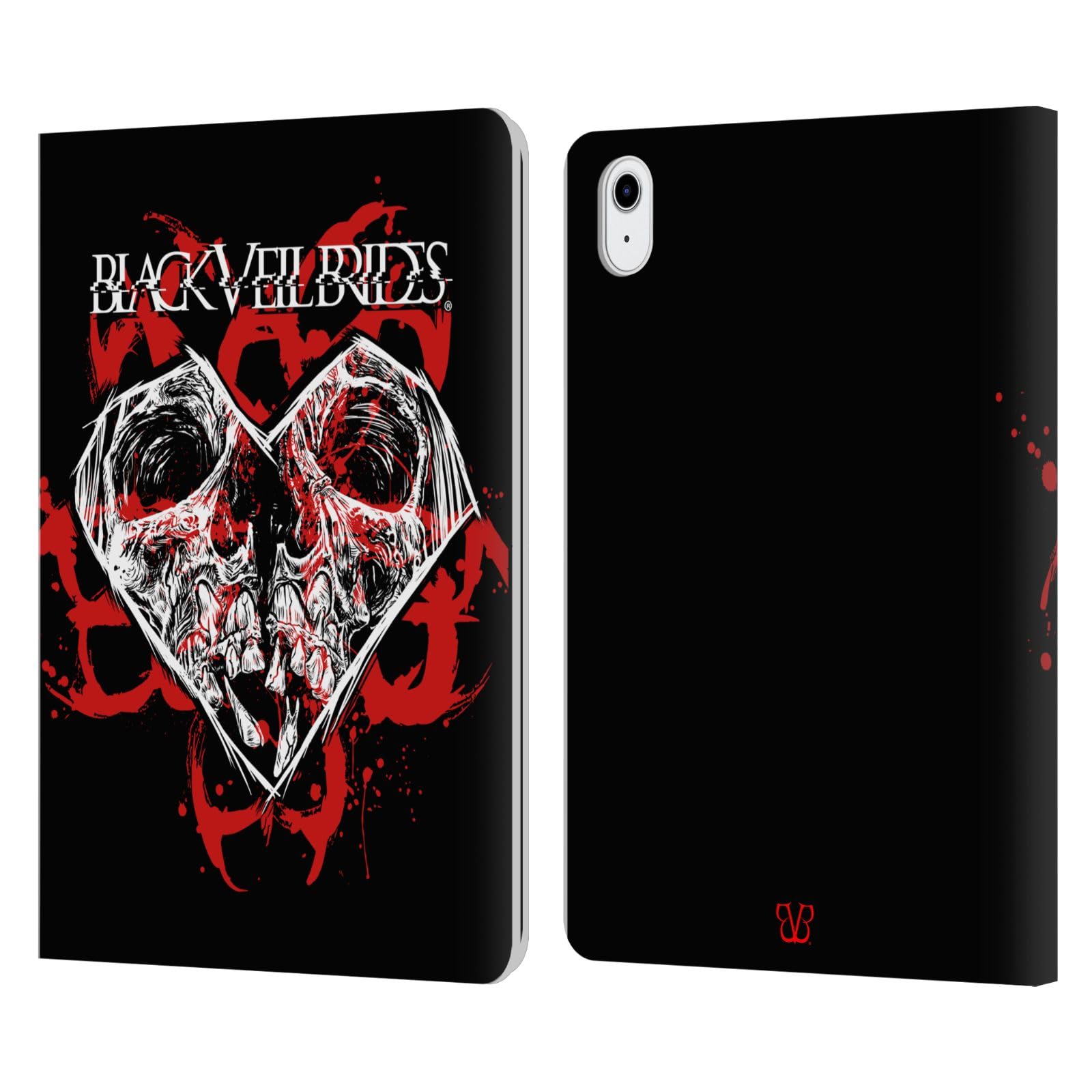 Funda de cuero Black Veil Brides para Apple iPad Air 2020/2022 con soporte tipo libro 7