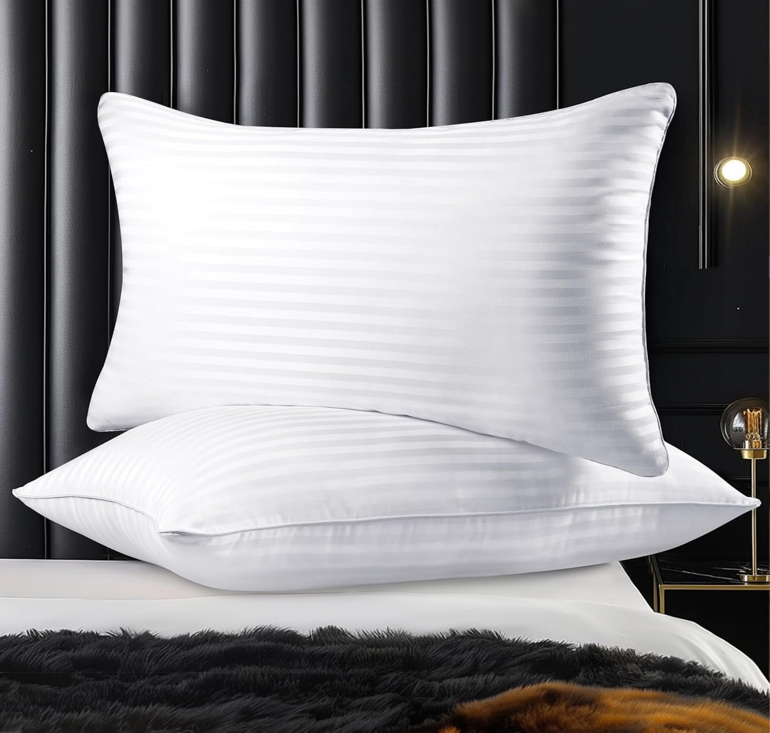 BP3 Bed Pillow, King (Pack of 2), White