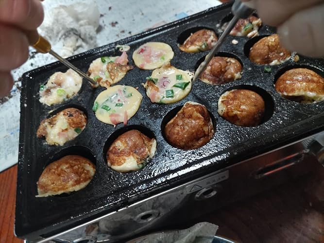Amazon.co.jp: 山岡金属工業 ヤマキン ガスたこ焼き器「こだま