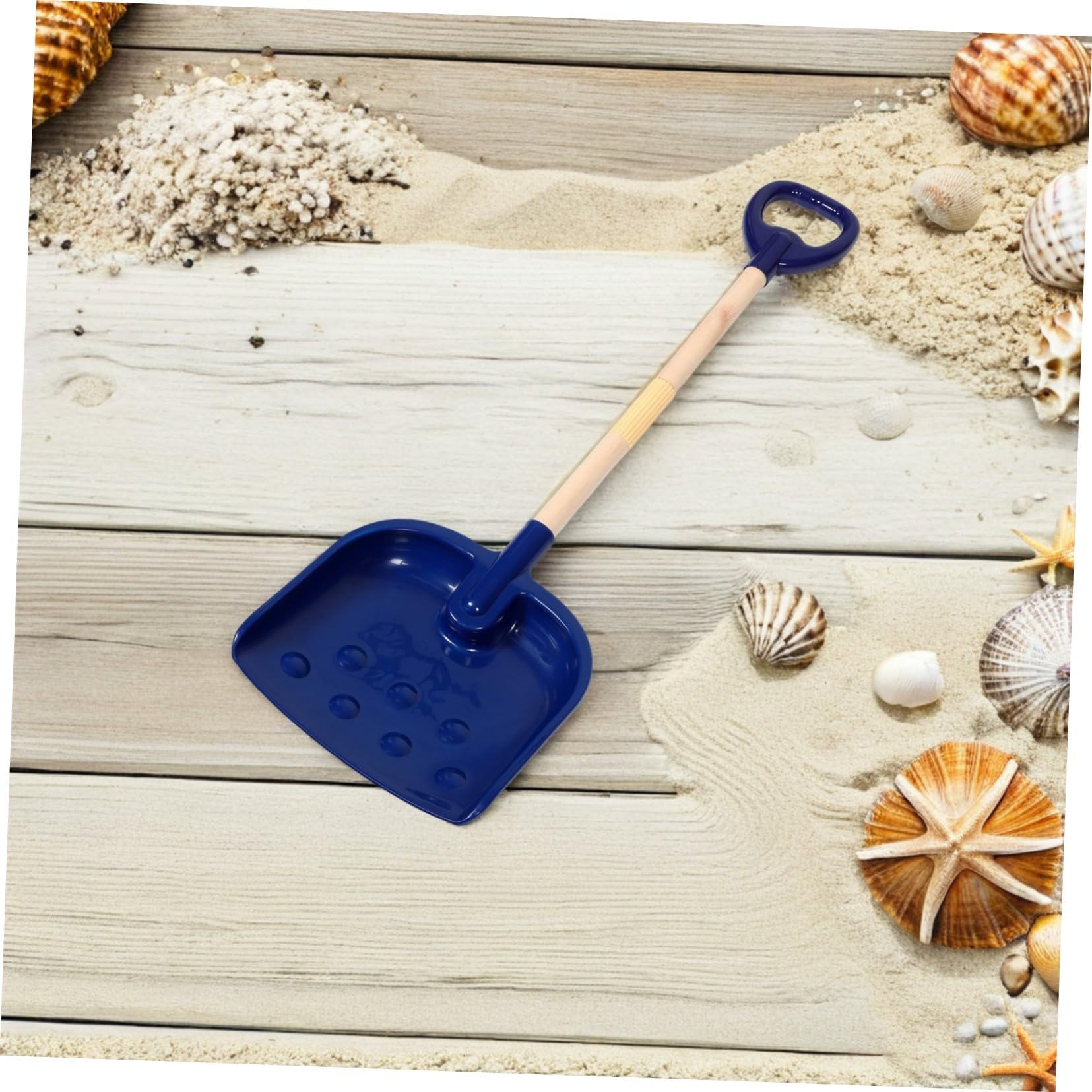 2 Piezas Pala Nieve Infantil con Mango D Ergonomico Juego Ligero y Portátil para Playa y Nieve Material Seguro para Herramienta Desmontable para Excavación al Aire