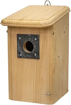 Convertible Winter Roost & Birdhouse, 2-in-1 Nest Box with Reversible Front