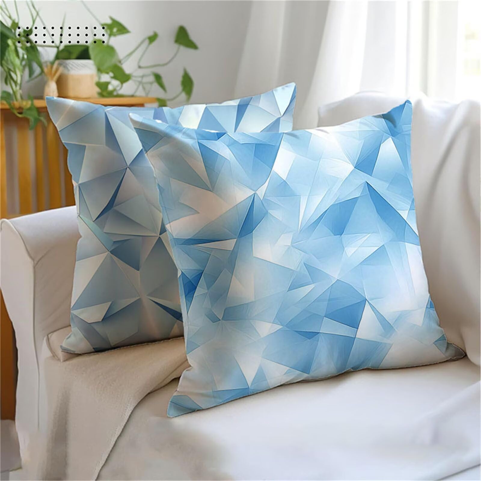 Housse coussin 50x50cm anti-tache et pluie pour protéger et embellir le salon ou le jardin