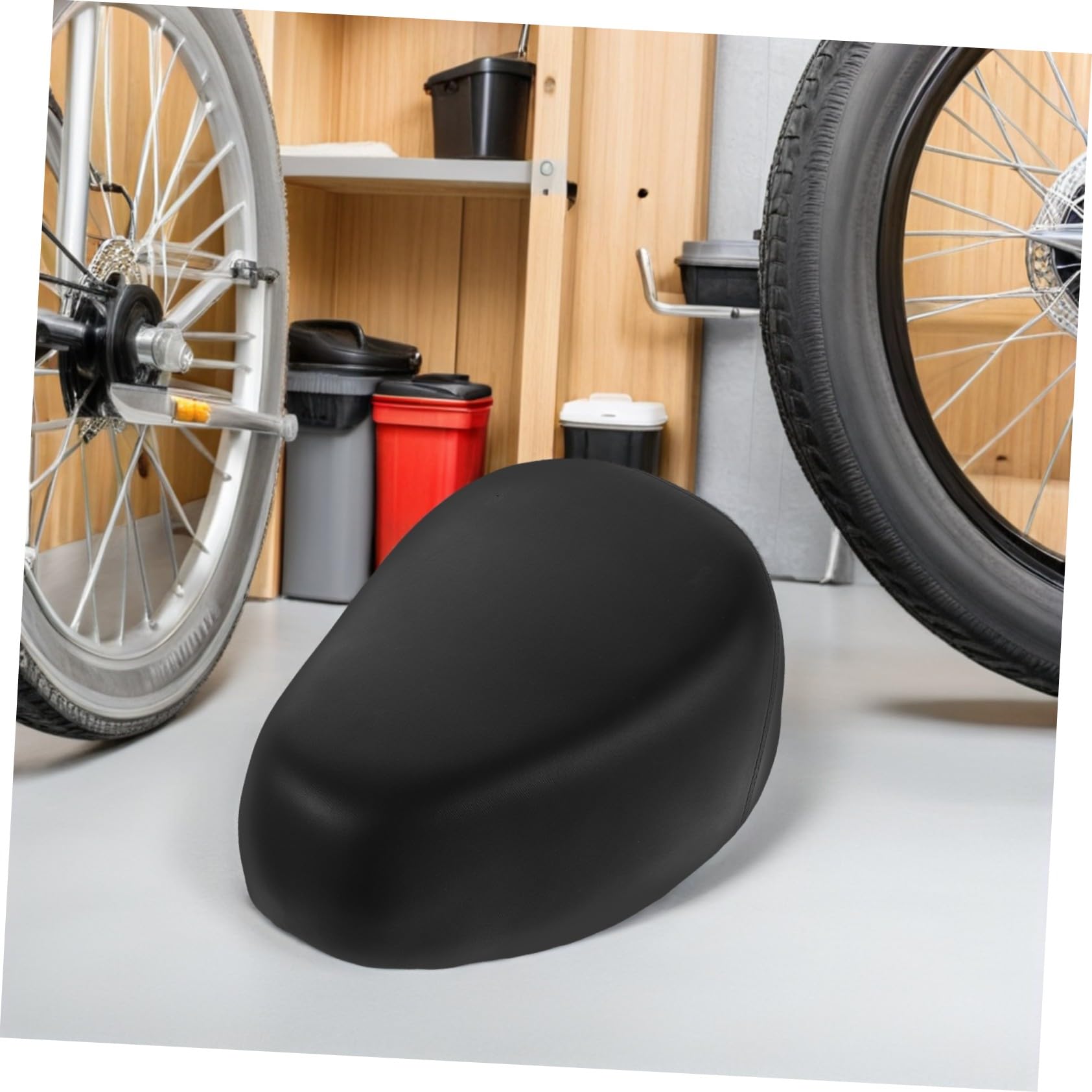 UPKOCH Selle De Vélo Confortable Rembourrée Conception Ergonomique pour Absorption des Chocs Compatible avec Vélos De Route Et Électriques pour Déplacements Quotidiens Et Aventures