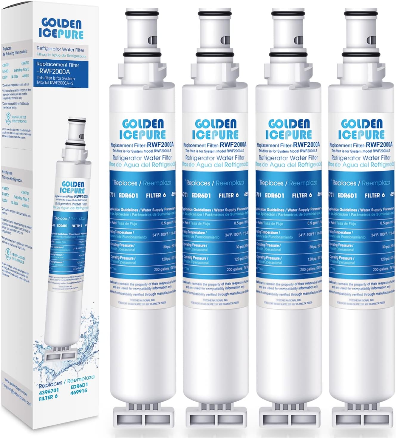 GOLDEN ICEPURE 4396701 Replacement for Kenmore 9915, 469915