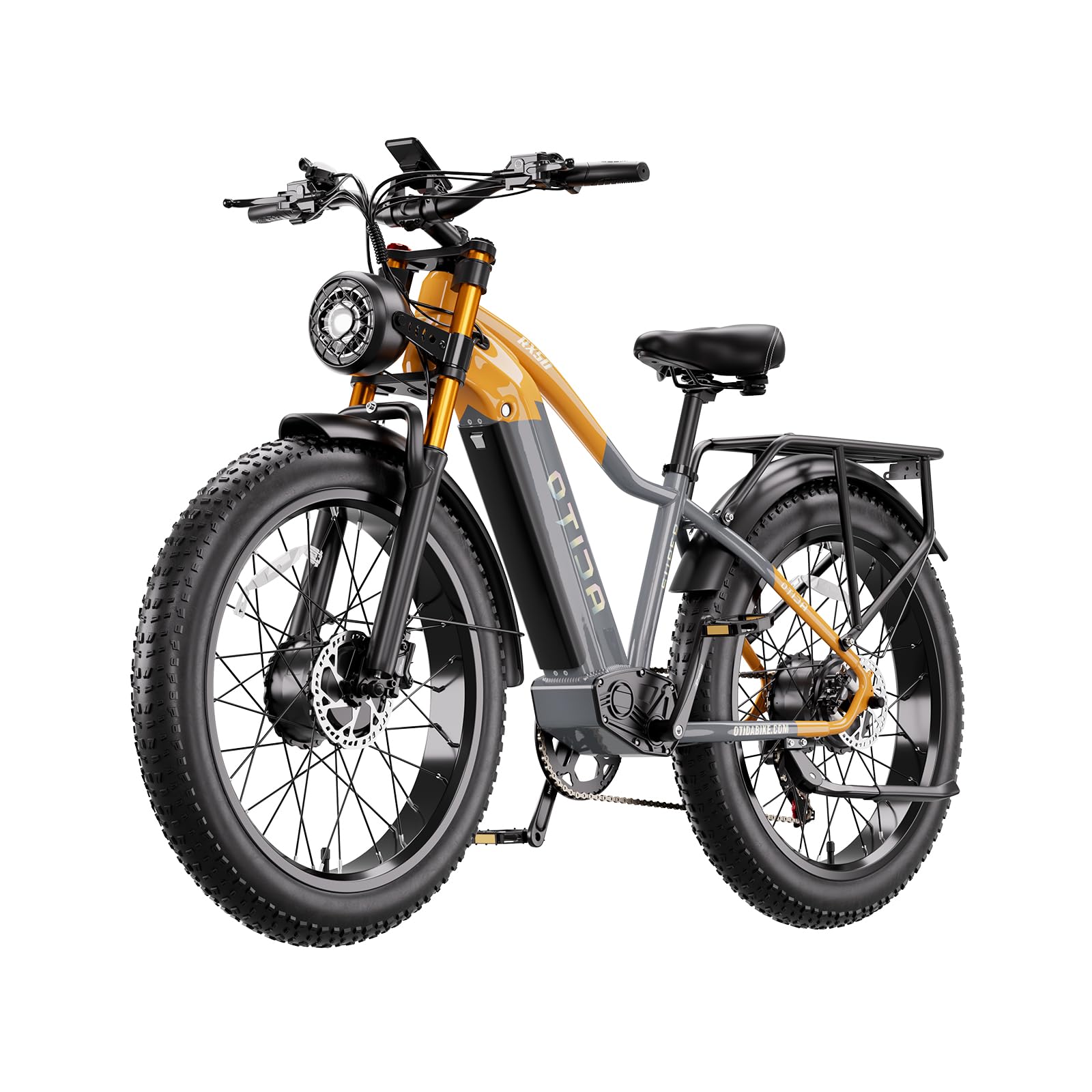 Peak 3000W Dual Motors Electric Bike for Adults 32MPH with 48V 20Ah Battery, 26" x 4" Fat Tire Full Suspension Ebike with Hycraulic Dual Brakes, Mountain E-Bike Cast/Spoked Wheel