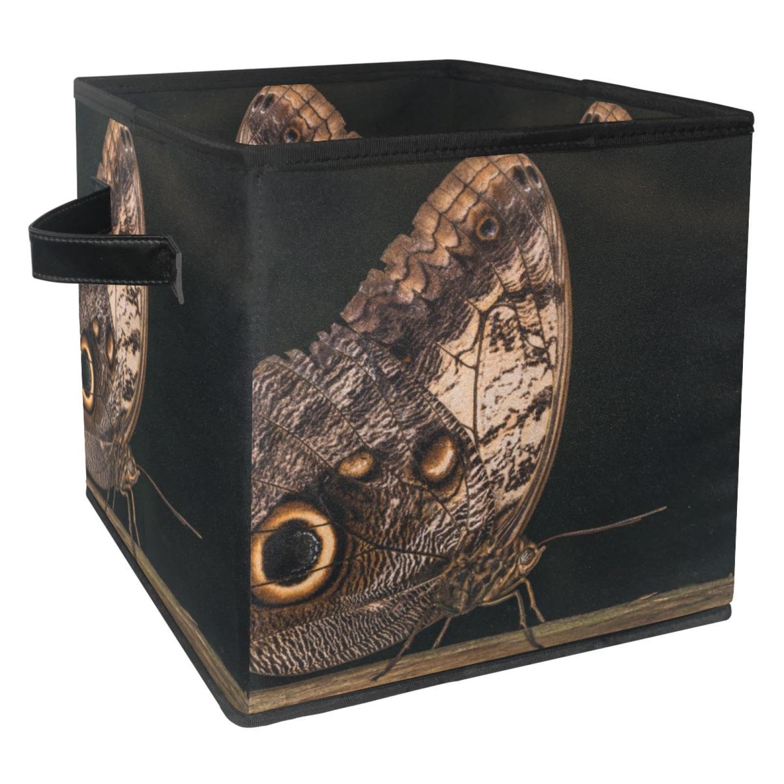 Boîte de rangement jouets et vêtements pour chambre enfant motif hibou
