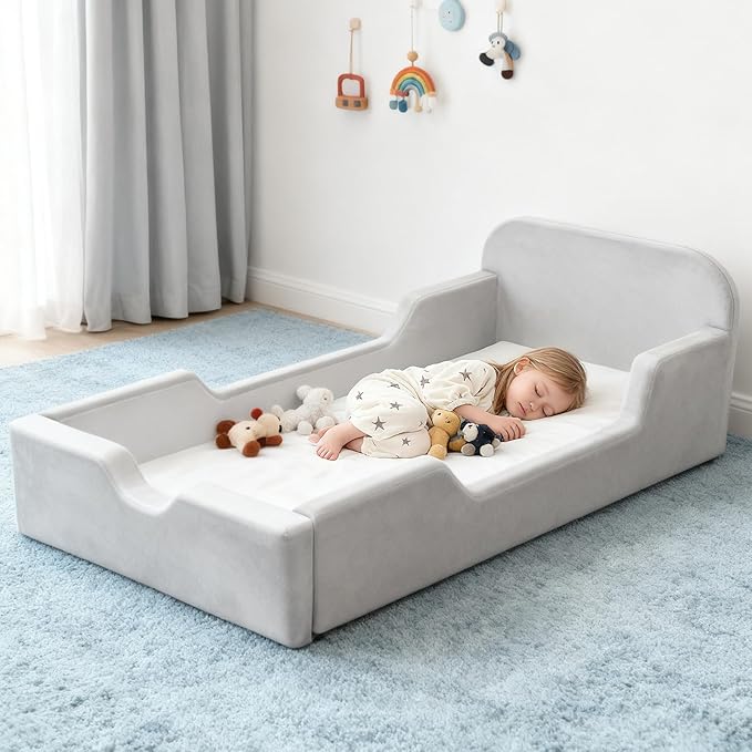 Cama Infantil Toddler de Espuma, sin Armado, 61.8x31.5x18.9 pulgadas miniatura 8