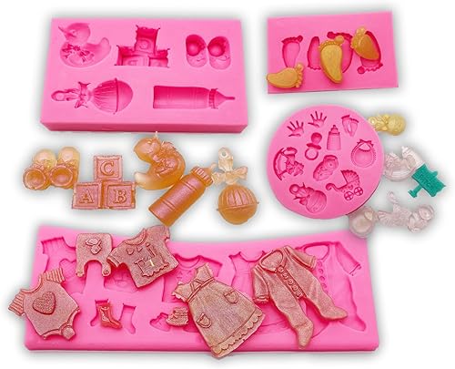 Miniatura 10 de Molde de silicona para muchos arcos, arcilla polimérica, fondant, azúcar, manualidades, manualidades, bricolaje, caja fuerte para tartas, 5 unidades