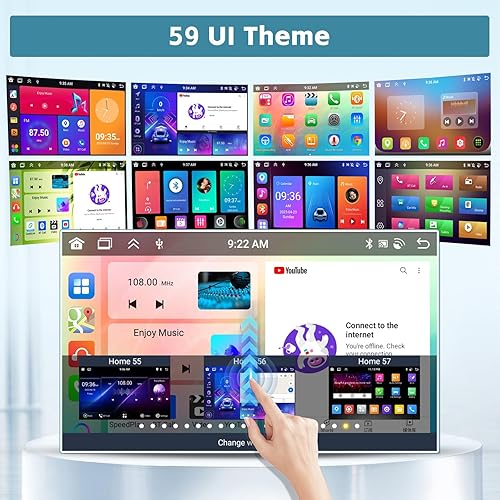 Vista 38 de 2+64 GB para Honda Accord 8th 2008 2009 2010 2011 2012 2013 Radio de coche Android pantalla táctil estéreo del coche con Apple Carplay Android Auto