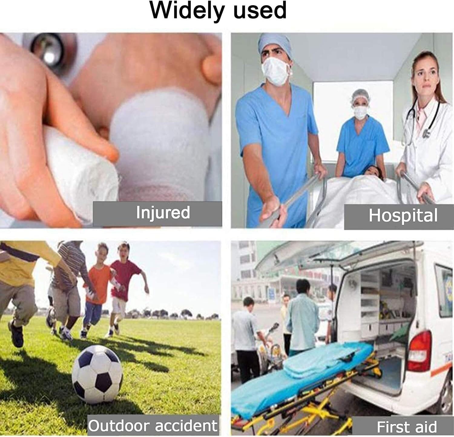 for Hospital Ambulance Home Sport Disaster-150Kg Weight Capacity Folding Medical Stretcher Emergency Rescue Stretcher Stainless Steel Stretcher Patient Transport Nursing Stretcher (Color : Blue) : Industrial & Scientific