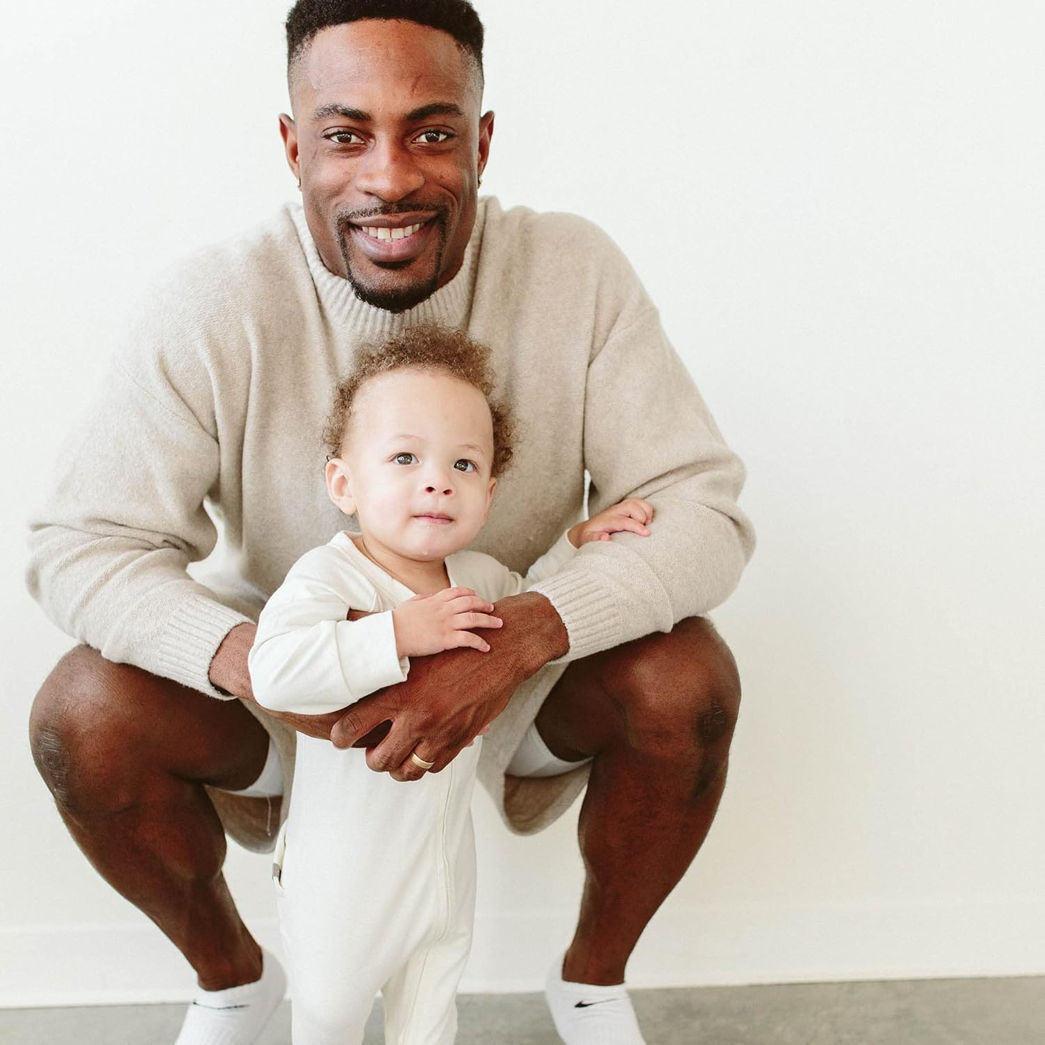 Goumikids Convertible Baby Footie Pajamas, 2-Way Zipper and Mitten Cuffs, Organic Cotton, 0-3 Months, Cloud - Image 8