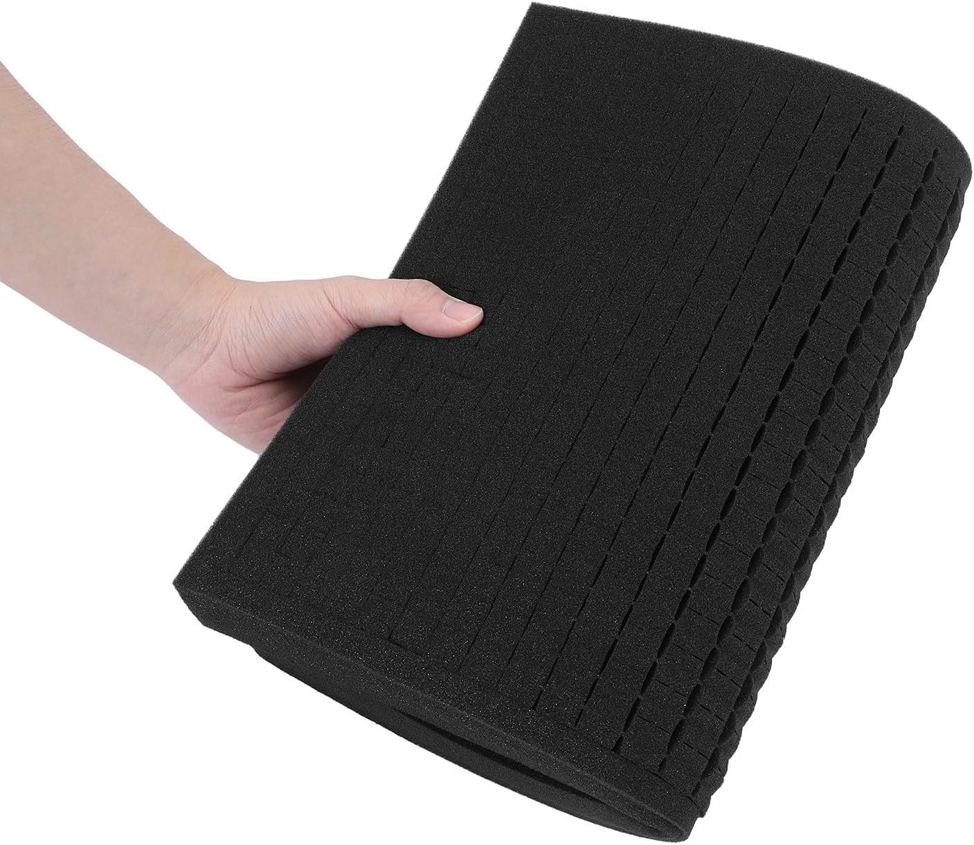 BESPORTBLE 4pcs Removable Modular Cube Foam Pads with Padded Base, High-Density Sponge Cushion Filling for Office Desks and Sofa Seating, Rapid Installation for Repairs and Machinery Use