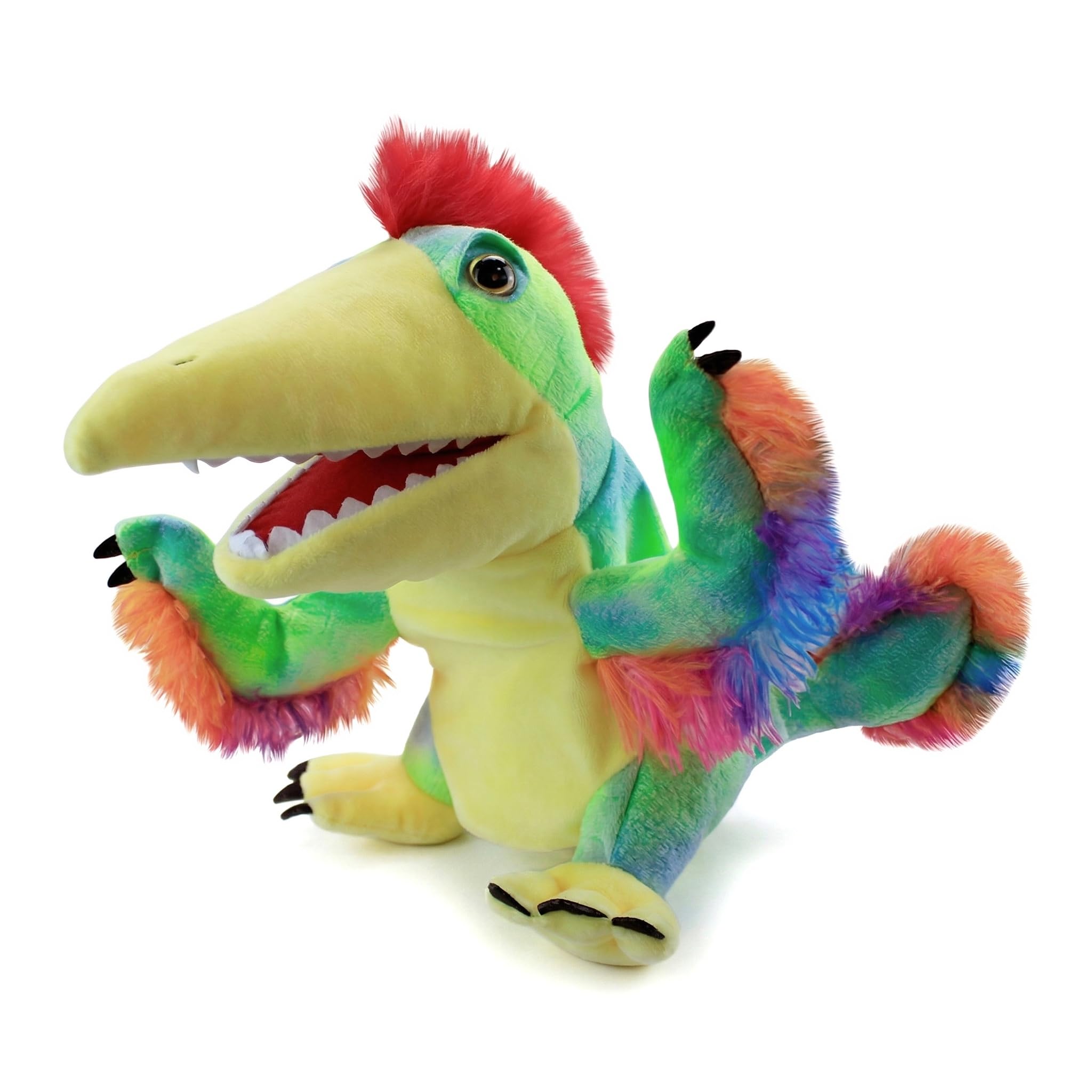 LOMTRATS Dinosaurs Hand Puppets for kids,Toddler Includes Triceratops and Tyrannosaurus Rex with Movable Open Mouths, Perfect for Storytelling,Teaching,Preschool,Birthday Gifts
