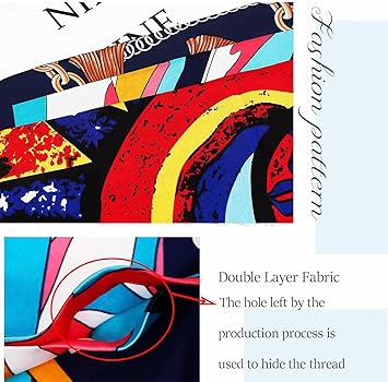 Woeoe African Lace Head Edge Wrap Colorful Pattern Satin Edge