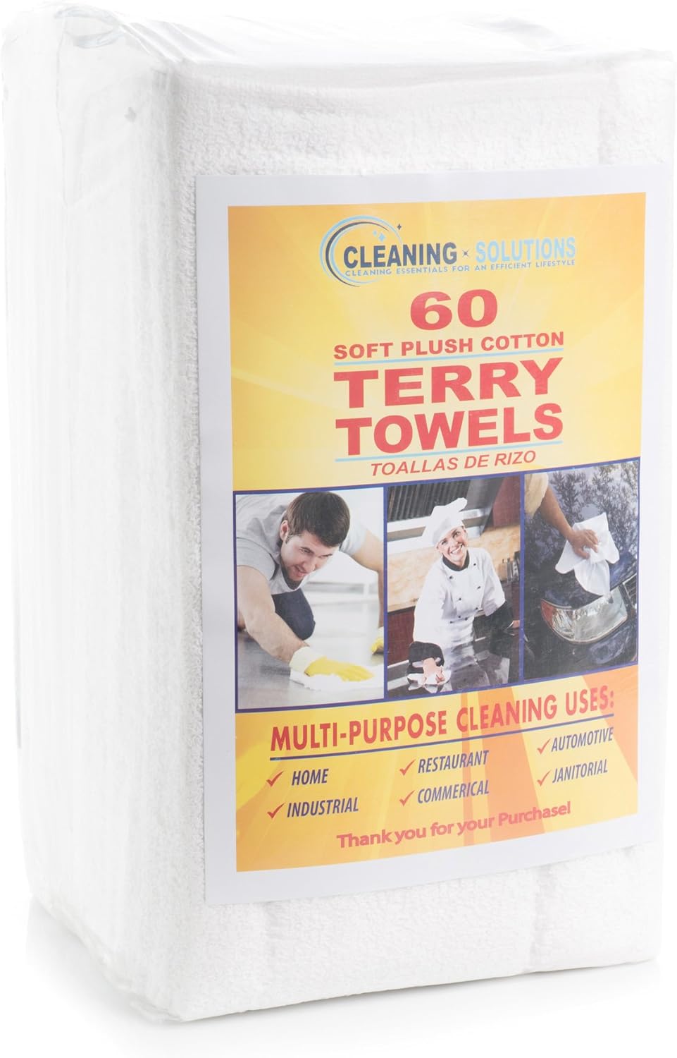 TOP оƒƒERS Simpli-Magic 794118 Commercial Grade Soft Plush Cotton Terry Towels, 60-Pack, White Rеvіеw Dіѕсоunt Simpli-Magic 794118 Commercial Grade Soft Plush Cotton Terry Towels, 60-Pack, White